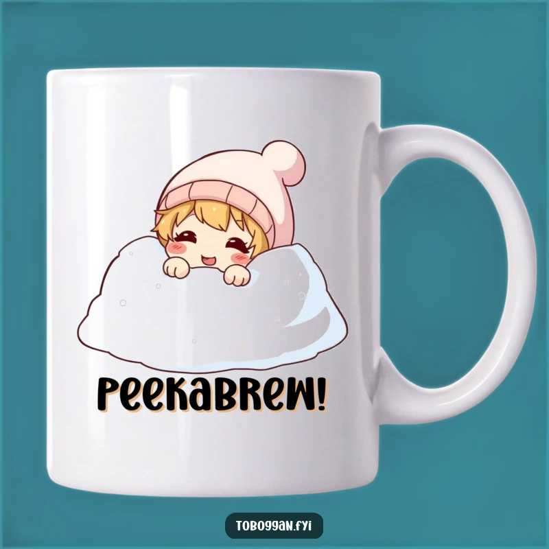Funny Snowdrift Giggle Mug: A Hilarious Surprise for Winter Mornings