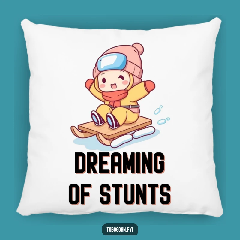 Funny Toboggan Trickster Pillow - Comfy & Hilarious Character Accent!
