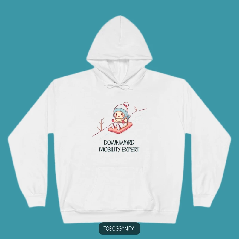 Funny Snow Hill Character Hoodie: Cozy Winter Laughs Guaranteed!