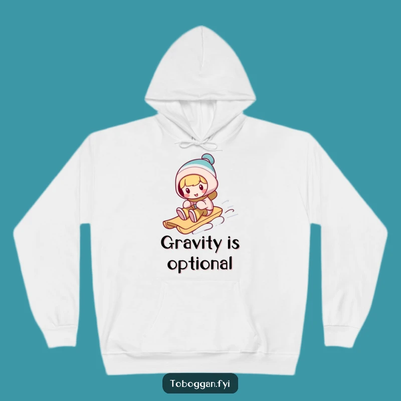 Cozy Toboggan Trickster Hoodie: Funny Winter Character for Warmth