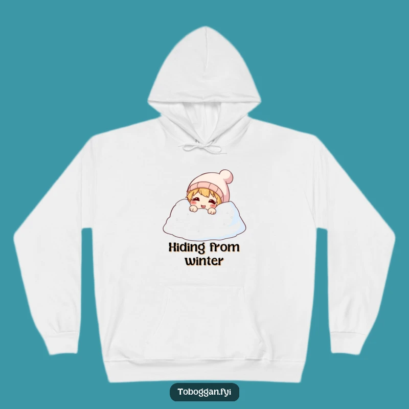 Cozy Funny Snowdrift Giggle Hoodie: Warmth and Whispered Winter Laughs
