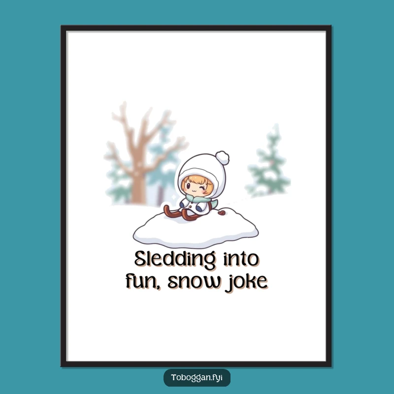 Free Printable Wall Art: Snow Character for Humorous Downloadable Decor