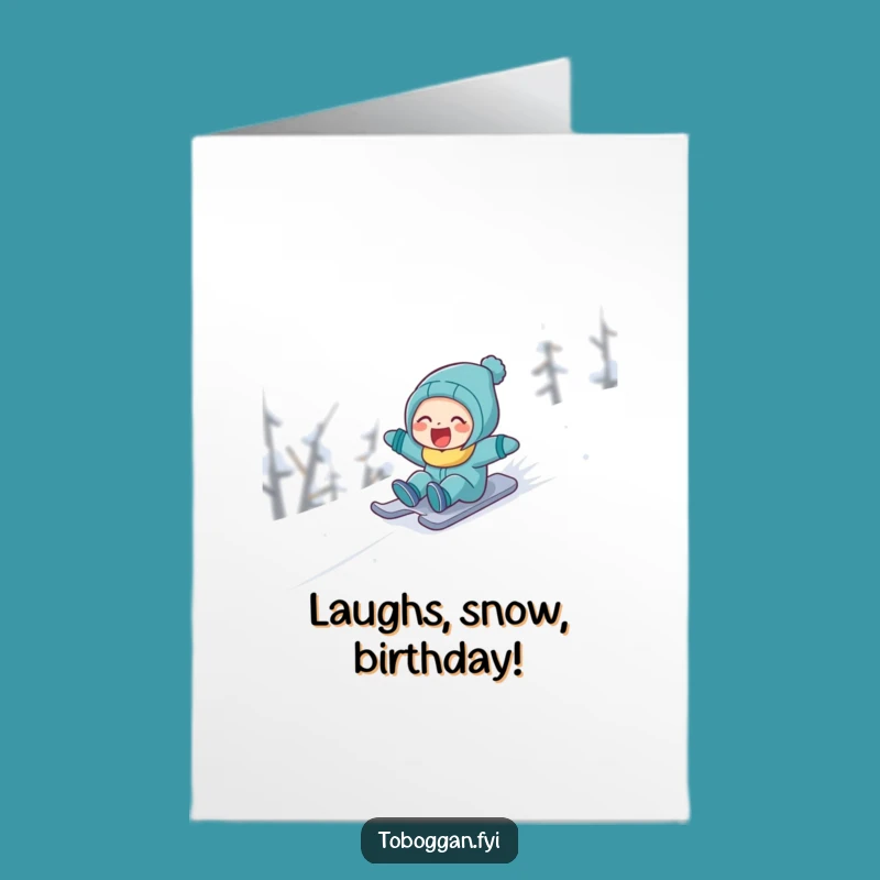 Laughing Snowboarder Birthday Card: Free Printable for a Hilarious Celebration