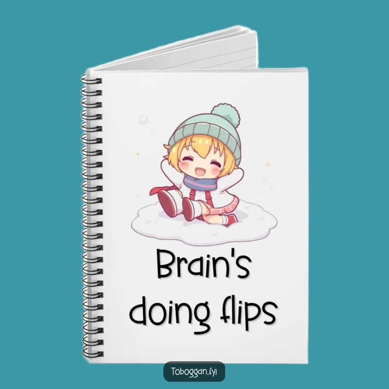 Funny Snow Tumbler Notebook: Jot Down Your Wildest Ideas!