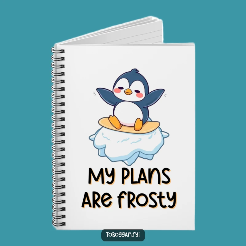 Funny Penguin Notebook: Jot Down Confused Arctic Adventures!