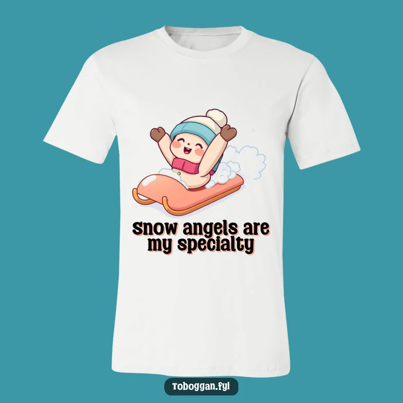 Funny Snow Fall T-Shirt: Wear Your Winter Wipeouts with Pride