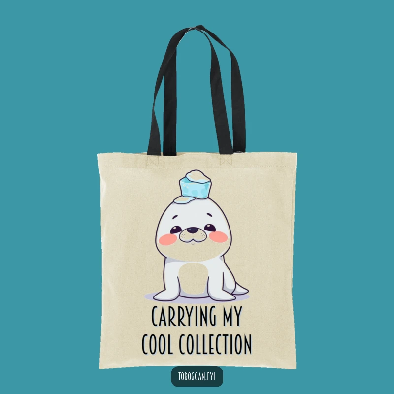 Funny Seal Tote Bag: Carry Your Arctic Antics!