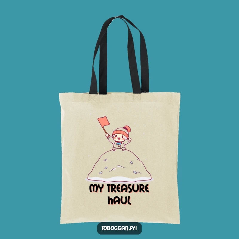 Funny Snowdrift Champion Tote Bag: Carry Your Victories in Style